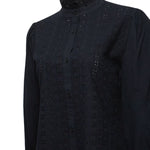 Blusa Algodón Orgánico Mujer Petunia Azul Rockford