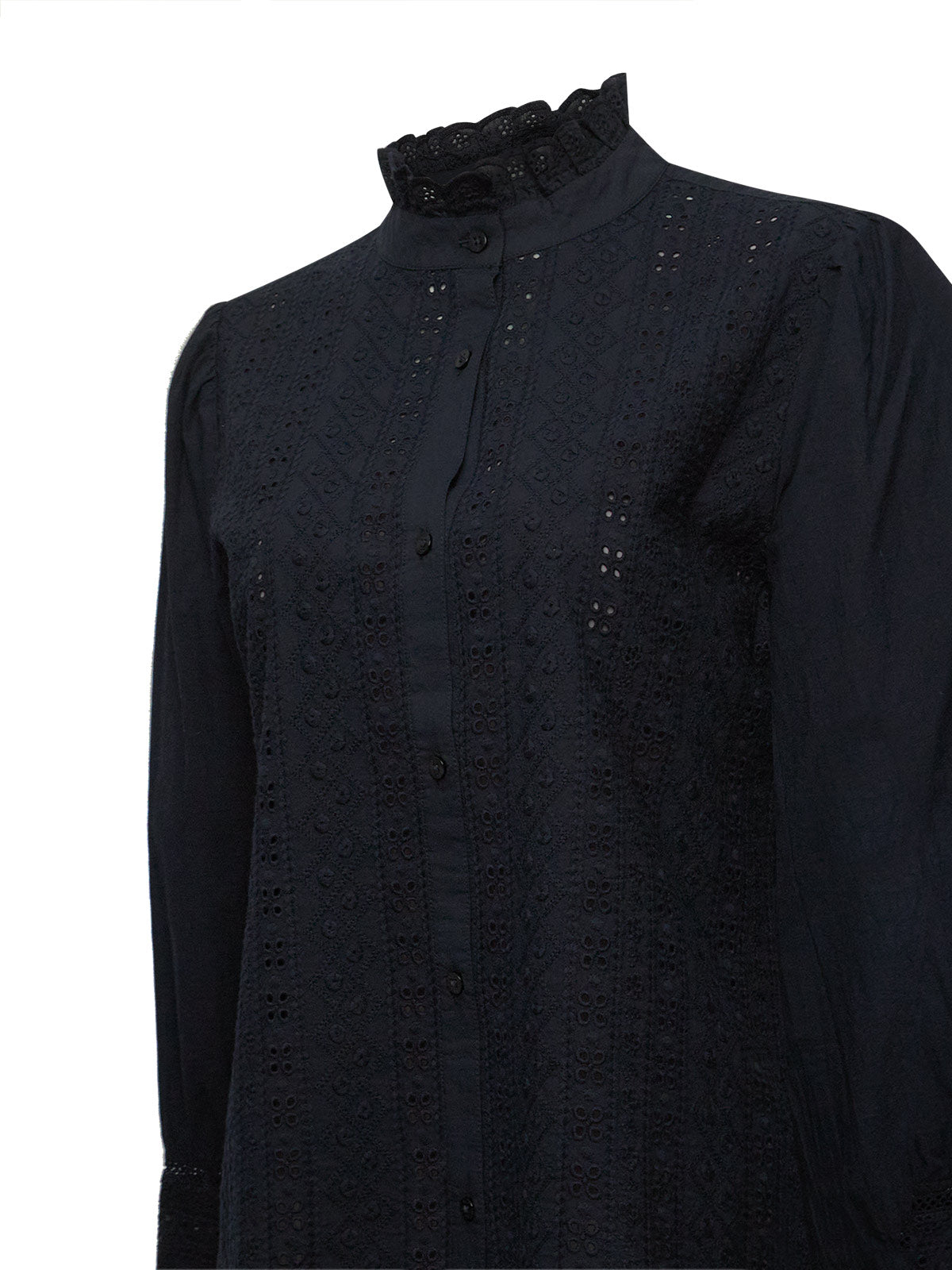 Blusa Algodón Orgánico Mujer Petunia Azul Rockford