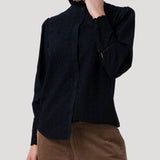 Blusa Algodón Orgánico Mujer Petunia Azul Rockford