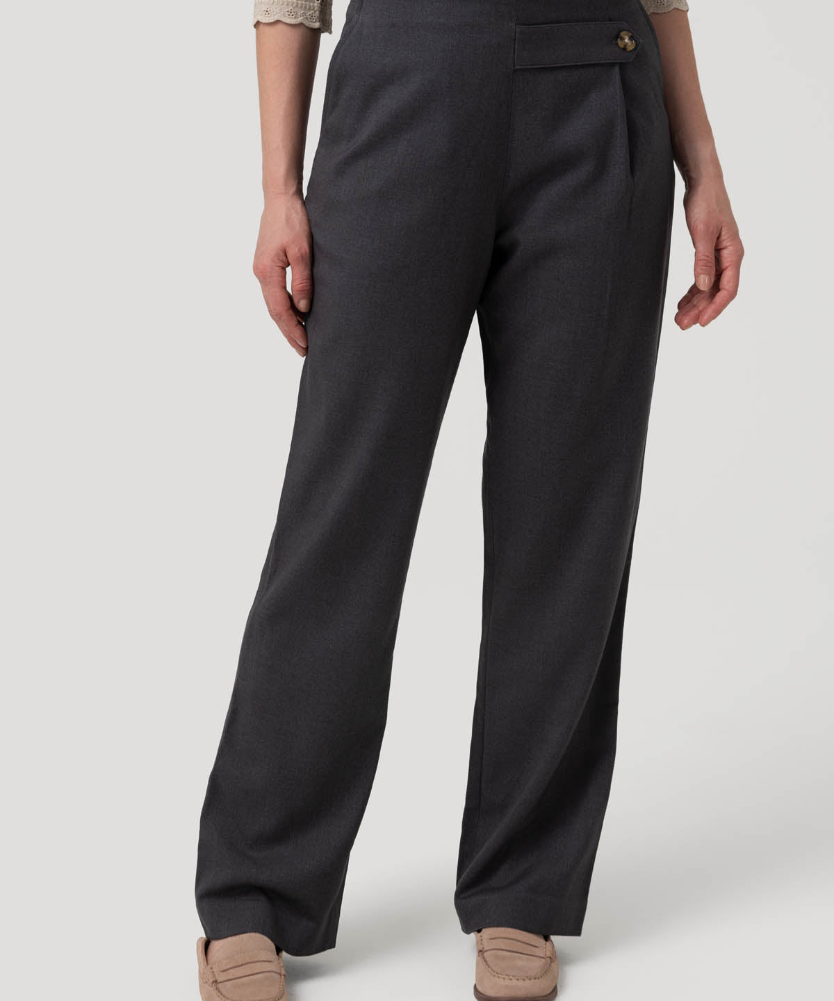 Pantalón Poliéster Reciclado Mujer Hornacal Gris Rockford