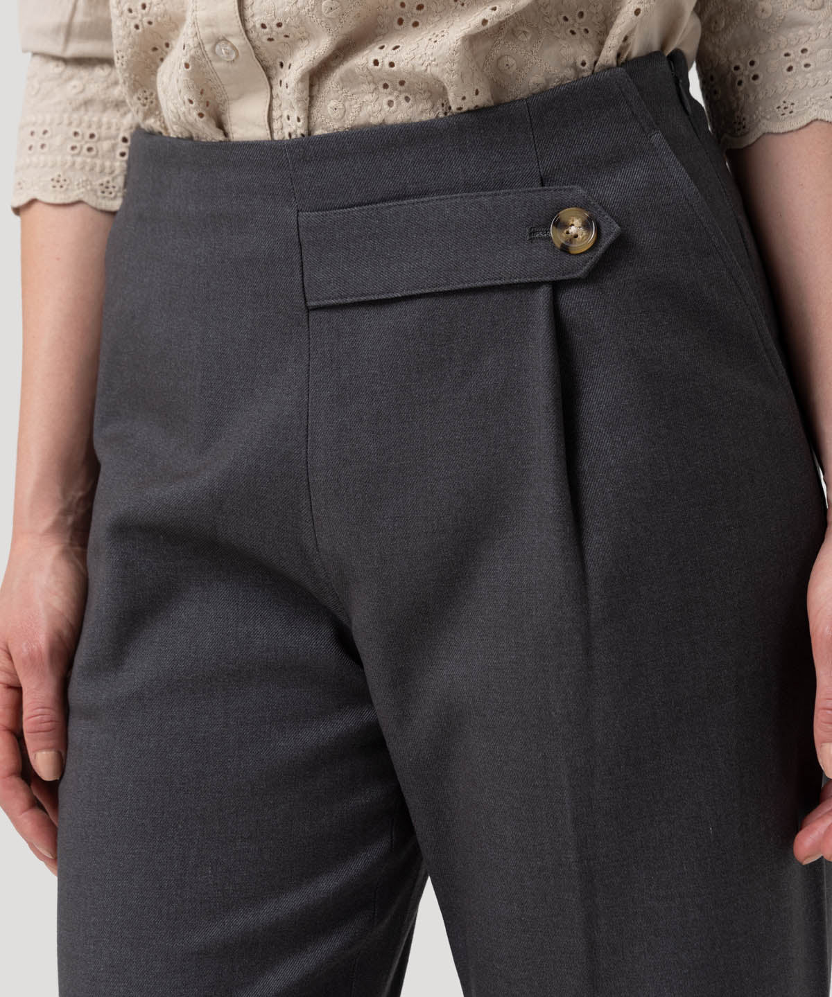 Pantalón Poliéster Reciclado Mujer Hornacal Gris Rockford