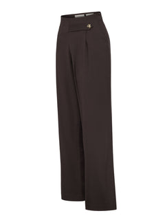 Pantalón Poliéster Reciclado Mujer Hornacal Café Rockford