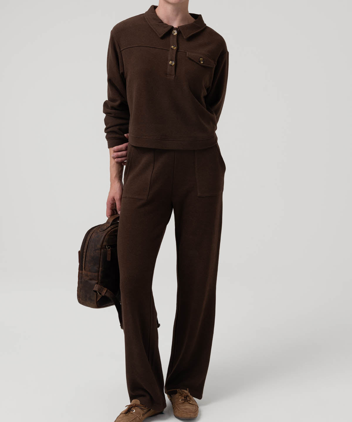 Conjunto Bambú Mujer Olea Café Rockford