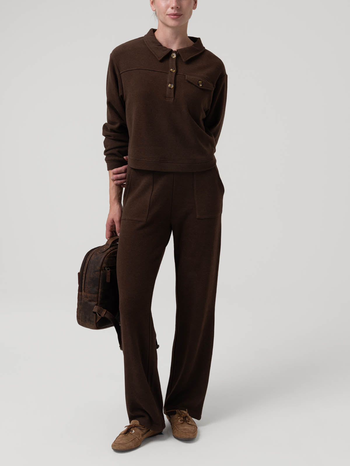 Conjunto Bambu Mujer Olea Café Rockford