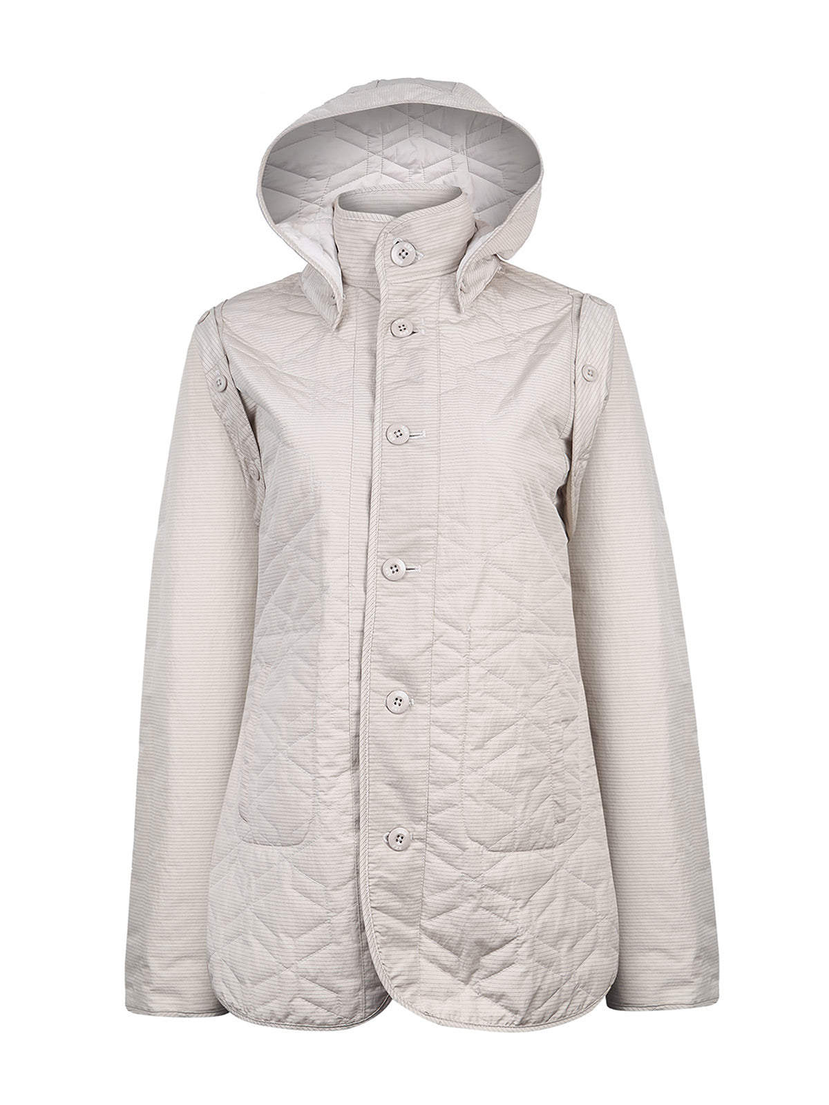 Parka Water Resistant Mujer Sants Beige Rockford