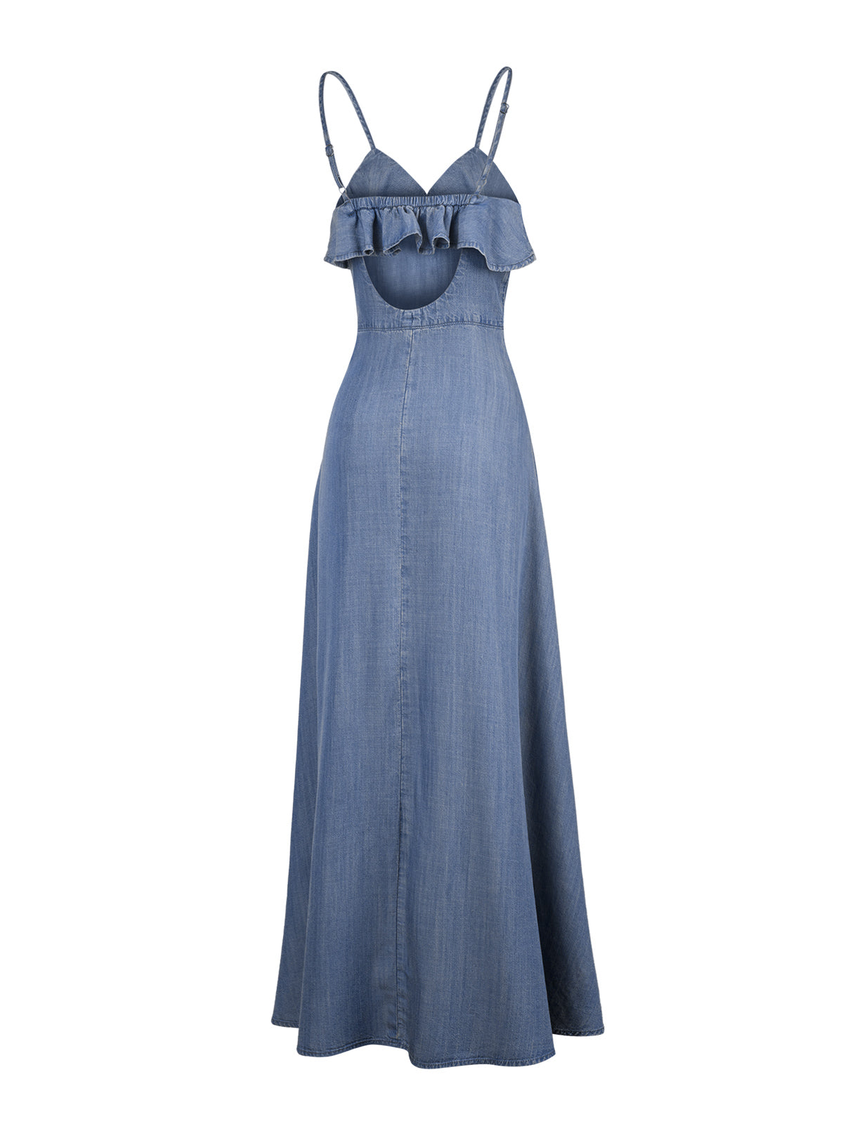 Vestido Tencel Mujer Gardenia Azul Rockford