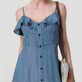 Vestido Tencel Mujer Gardenia Azul Rockford