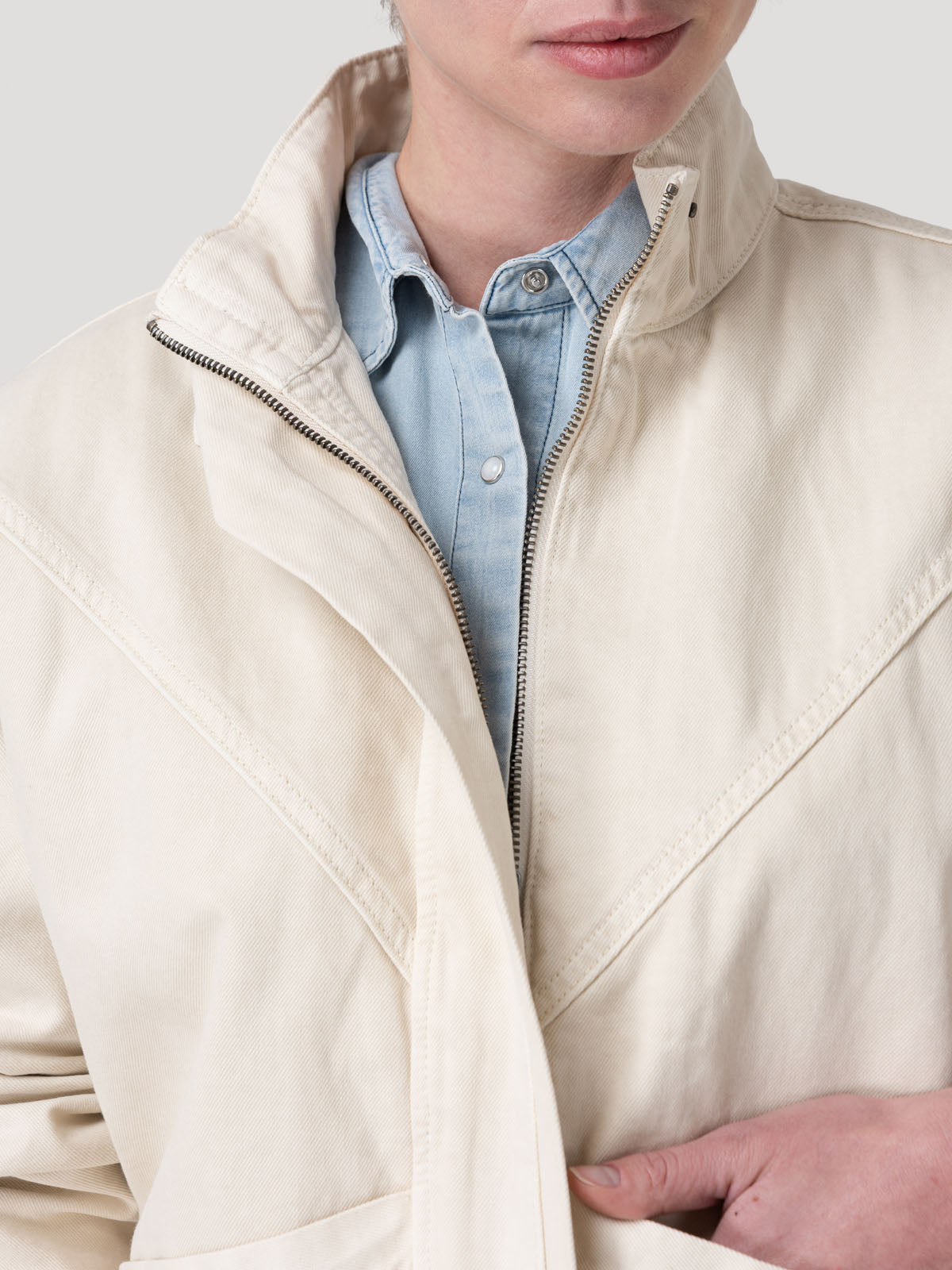 Chaqueta Algodón Mujer Otter Beige Rockford