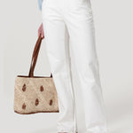 Jeans Fibras Recicladas Mujer Botanica Beige Rockford
