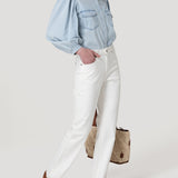 Jeans Fibras Recicladas Mujer Botanica Beige Rockford