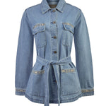 Chaqueta Algodón Mujer Mallow Azul Rockford