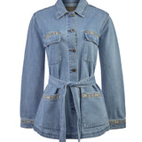 Chaqueta Algodón Mujer Mallow Azul Rockford
