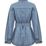 Chaqueta Algodón Mujer Mallow Azul Rockford