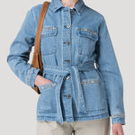 Chaqueta Algodón Mujer Mallow Azul Rockford