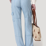 Jeans Tencel Mujer Milo Celeste Rockford