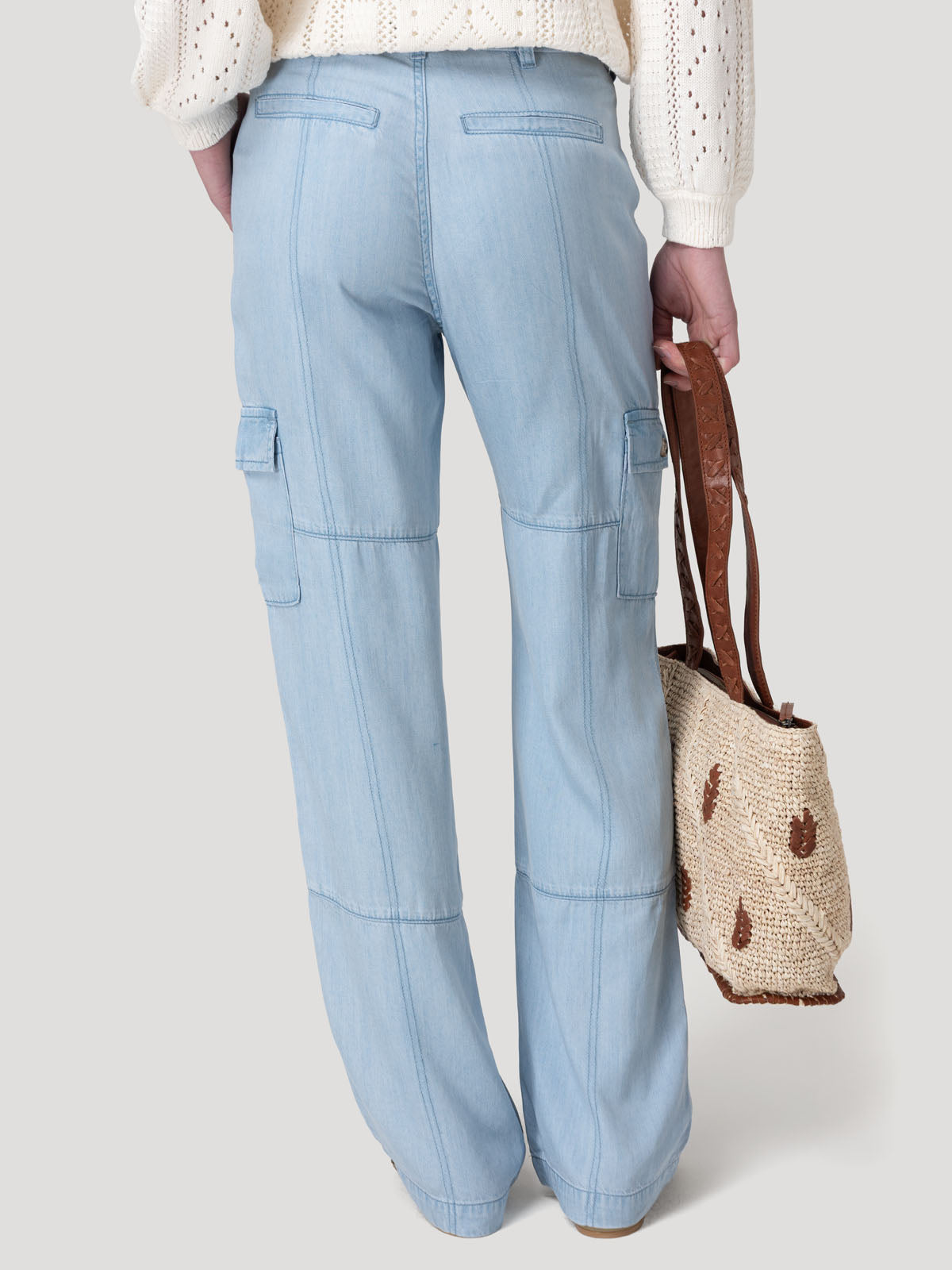 Jeans Tencel Mujer Milo Celeste Rockford