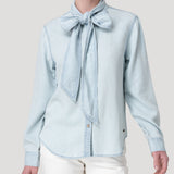 Blusa Tencel Mujer Oleo Celeste Rockford