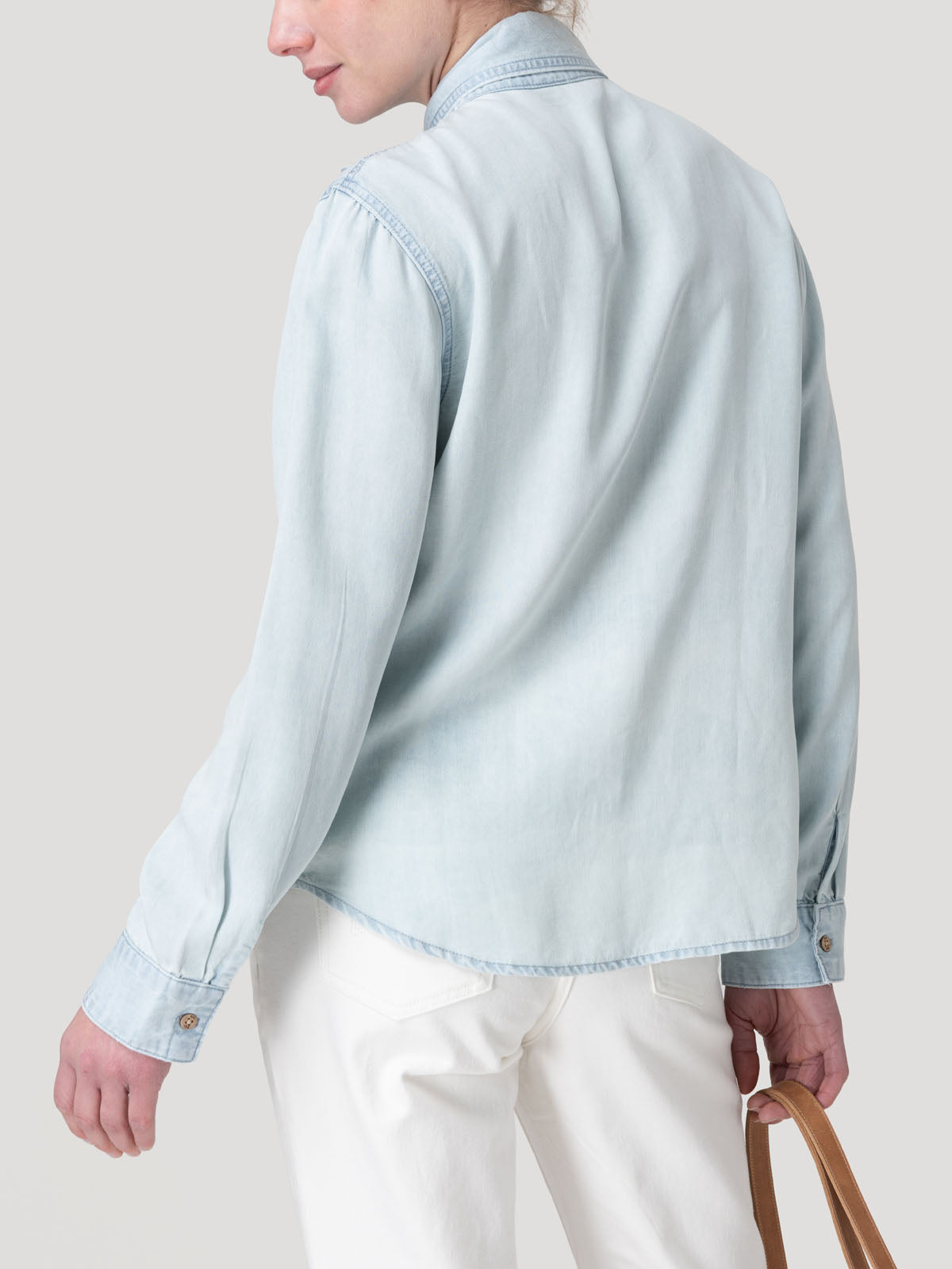Blusa Tencel Mujer Oleo Celeste Rockford