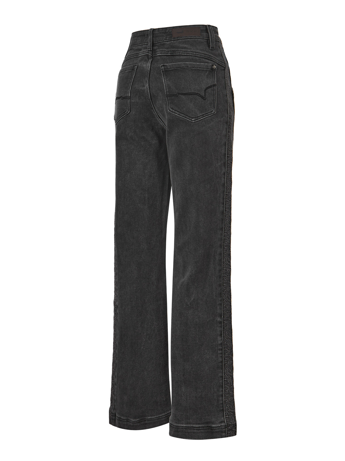 Jeans Fibras Recicladas Mujer Roots Gris Rockford