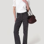 Jeans Fibras Recicladas Mujer Roots Gris Rockford