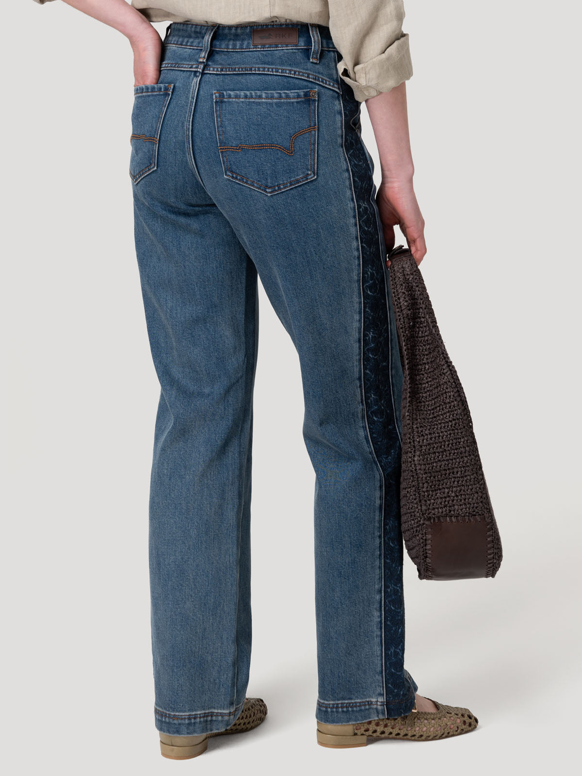 Jeans Fibras Recicladas Mujer Roots Azul Rockford
