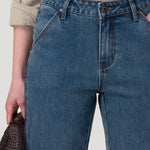 Jeans Fibras Recicladas Mujer Roots Azul Rockford
