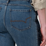 Jeans Fibras Recicladas Mujer Roots Azul Rockford