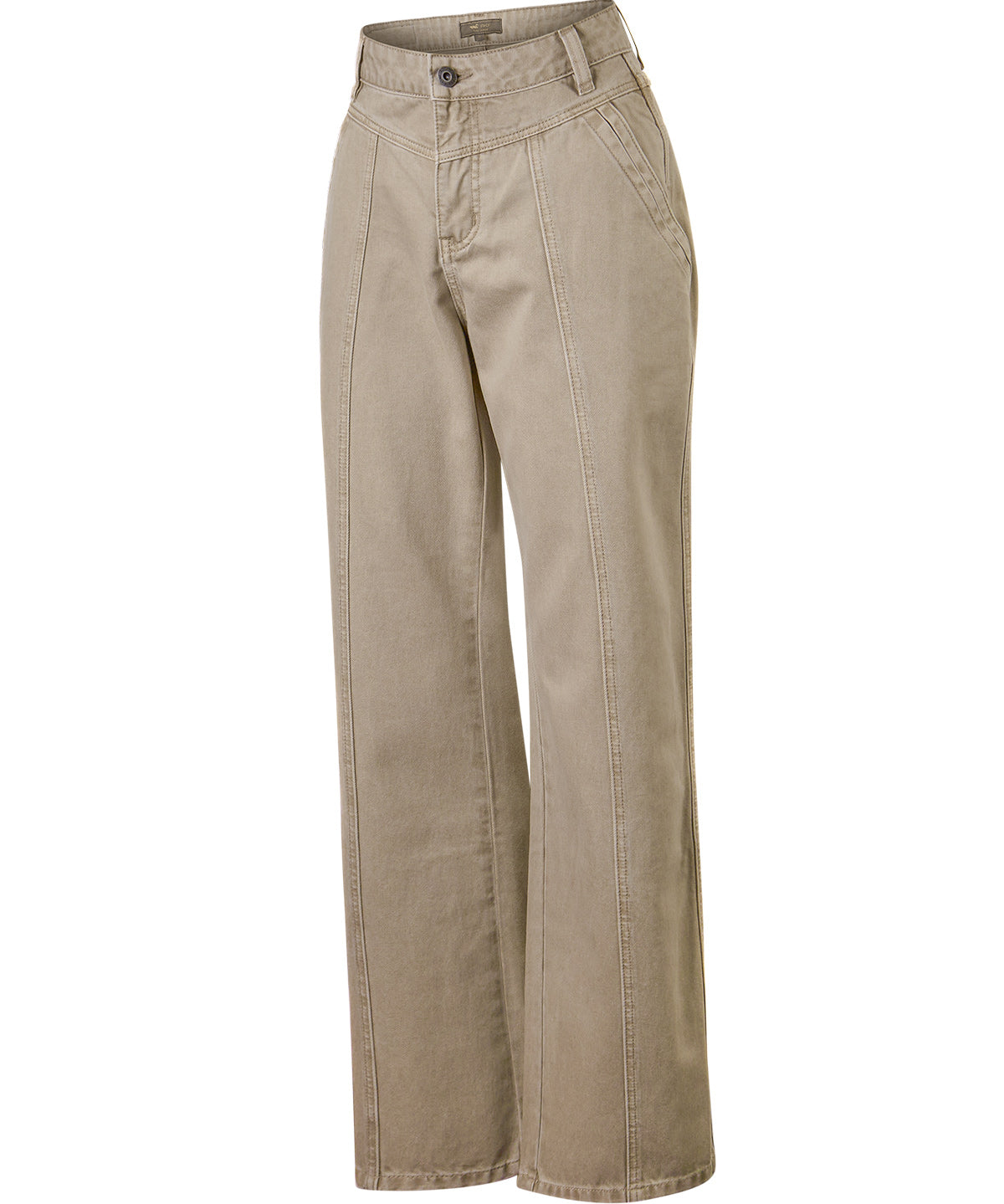 Jeans Algodón Mujer Malva Café Rockford