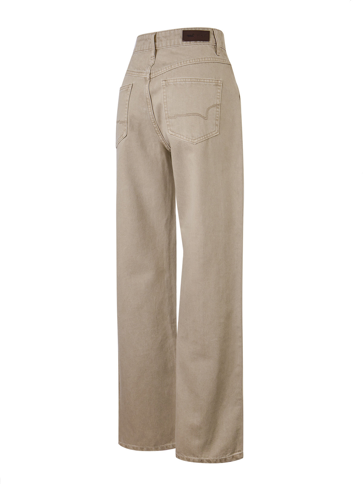 Jeans Algodón Mujer Malva Café Rockford