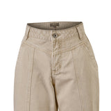Jeans Algodón Mujer Malva Café Rockford