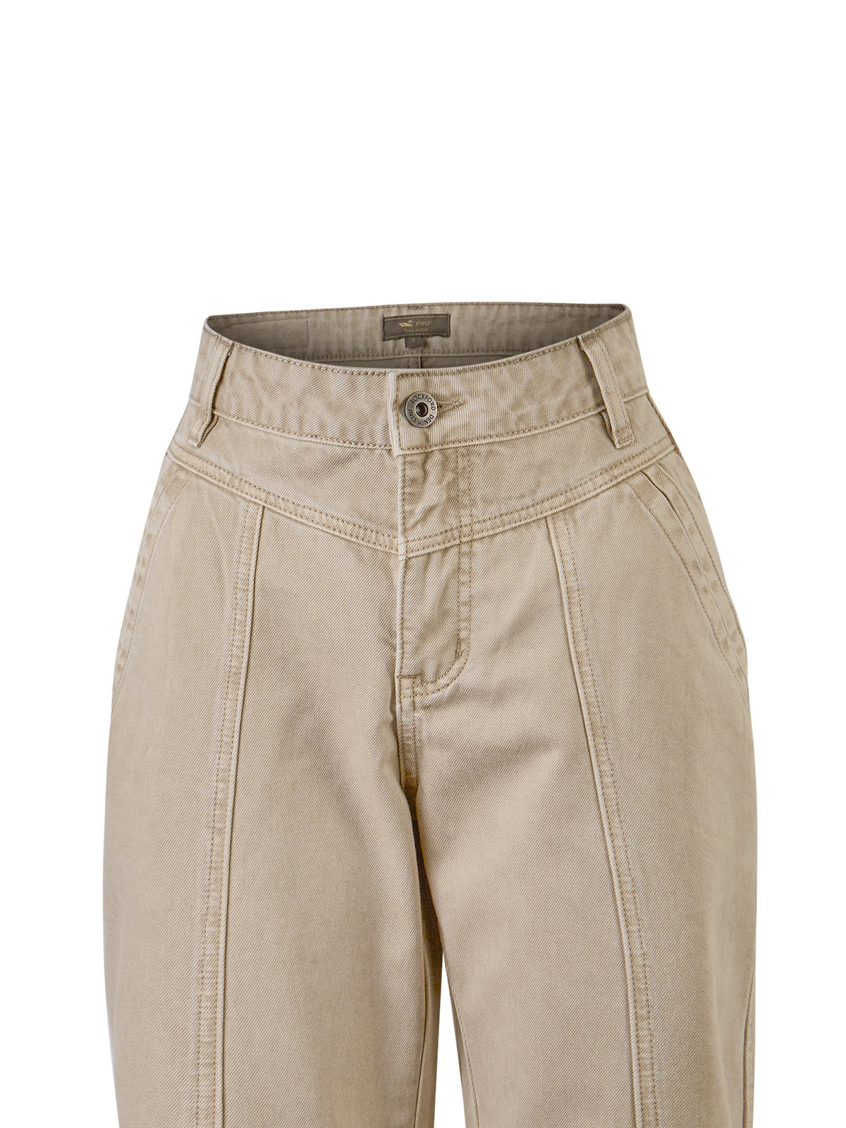 Jeans Algodón Mujer Malva Café Rockford