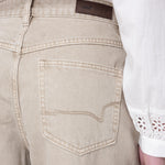 Jeans Algodón Mujer Malva Café Rockford