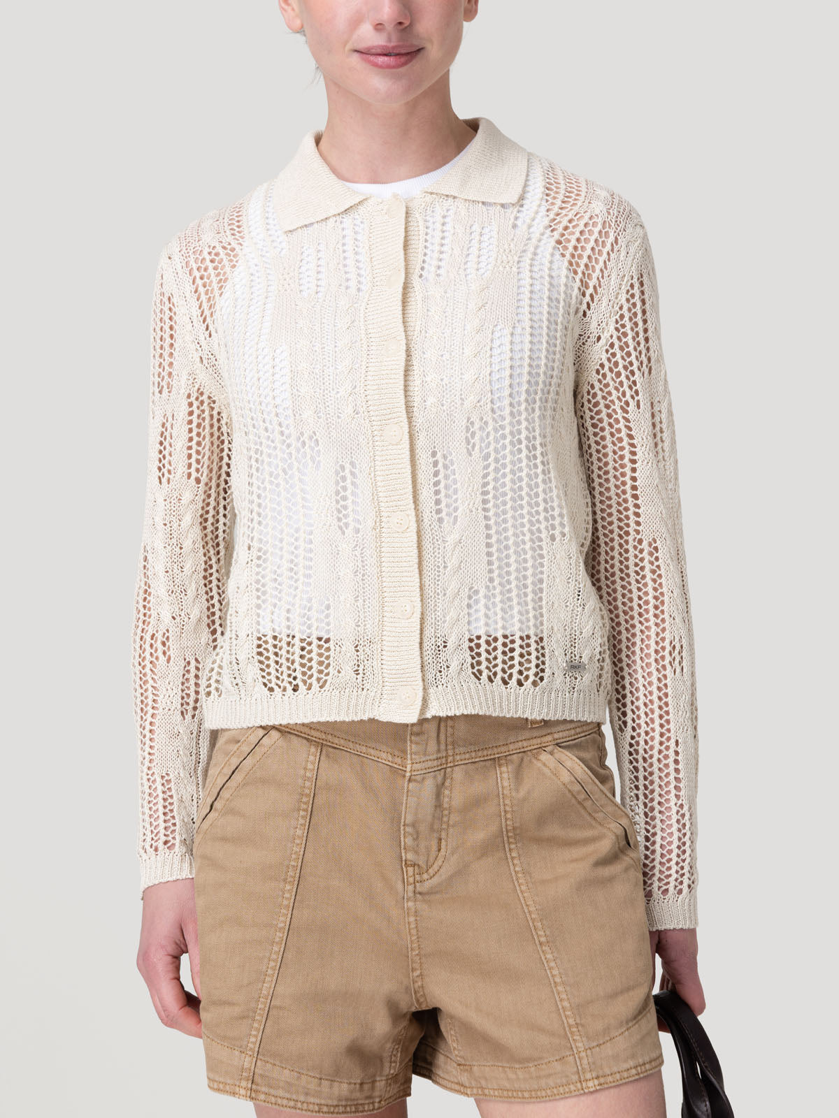 Sweater Lino Mujer Lumen Beige Rockford