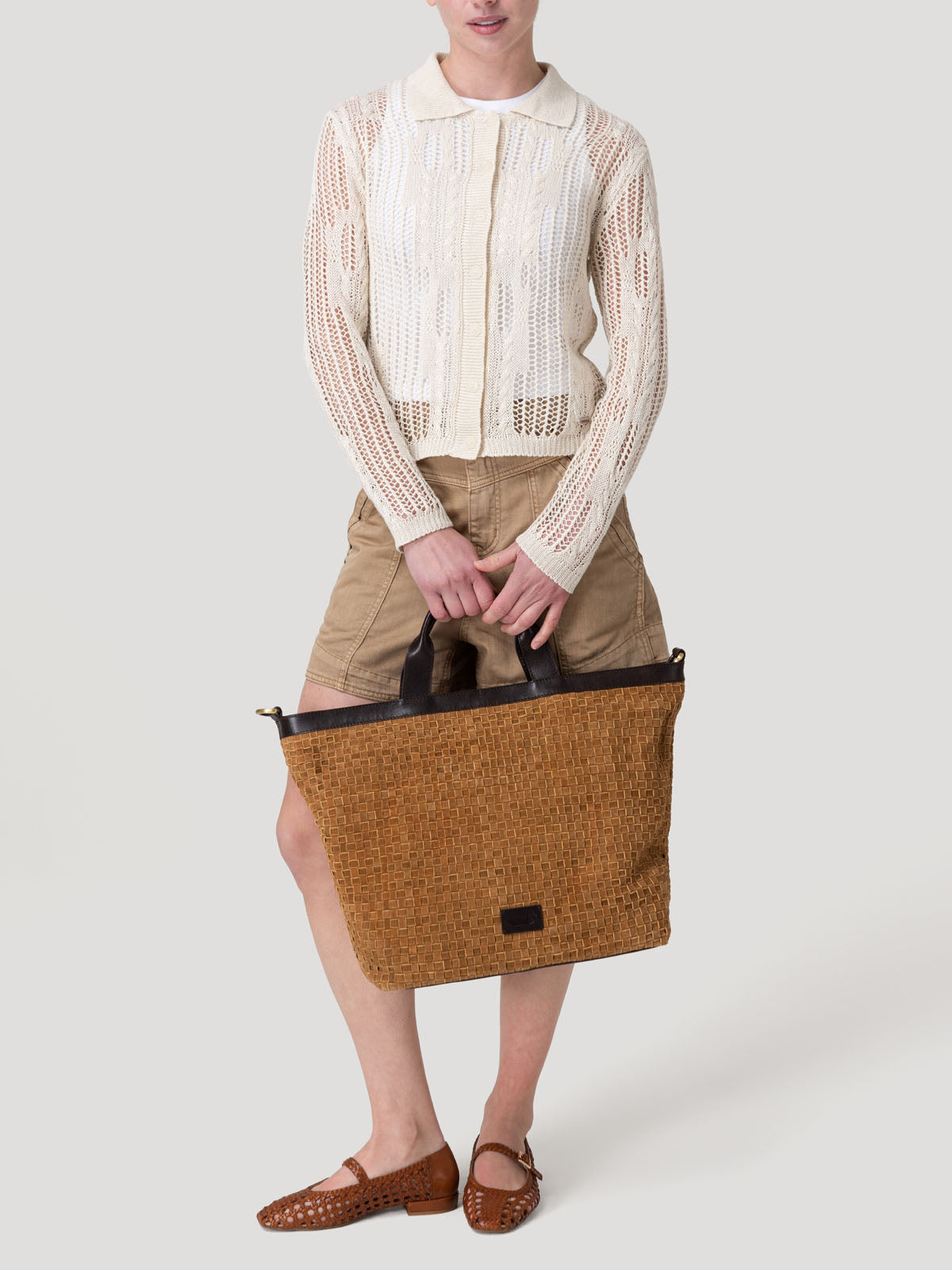 Sweater Lino Mujer Lumen Beige Rockford