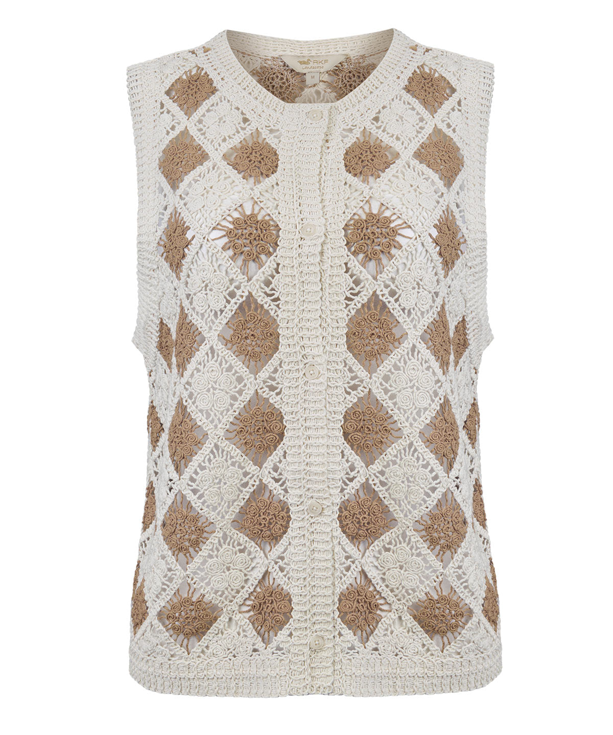Polera Algodón Orgánico Mujer Rimbow Beige Rockford