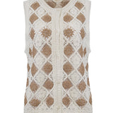Polera Algodón Orgánico Mujer Rimbow Beige Rockford