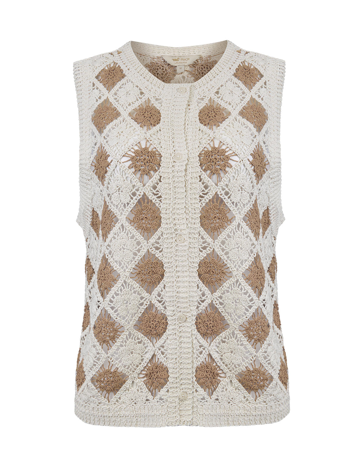 Polera Algodón Orgánico Mujer Rimbow Beige Rockford