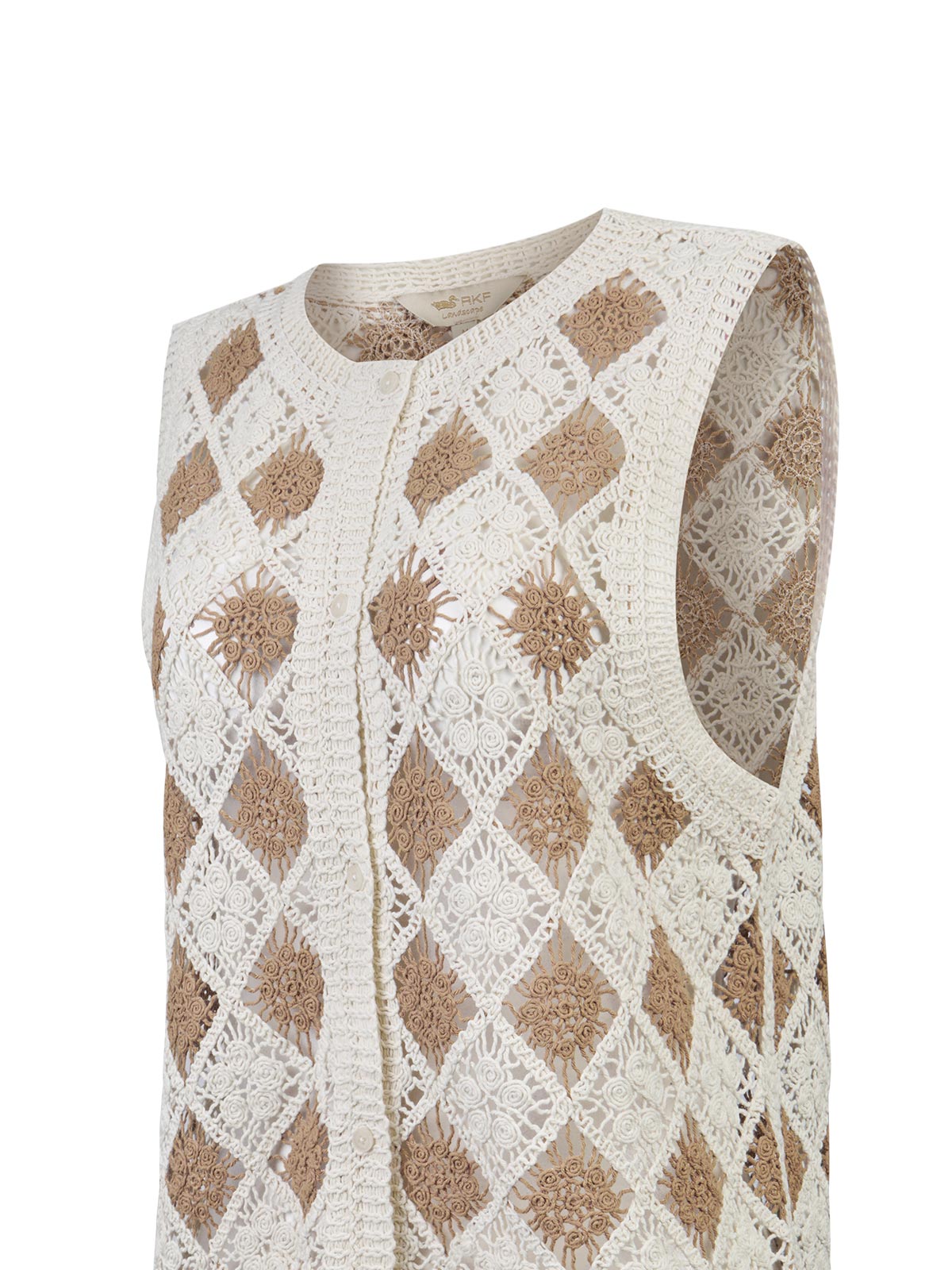 Polera Algodón Orgánico Mujer Rimbow Beige Rockford