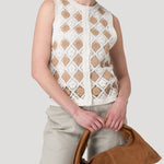 Polera Algodón Orgánico Mujer Rimbow Beige Rockford