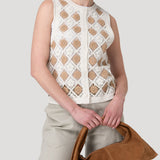 Polera Algodón Orgánico Mujer Rimbow Beige Rockford