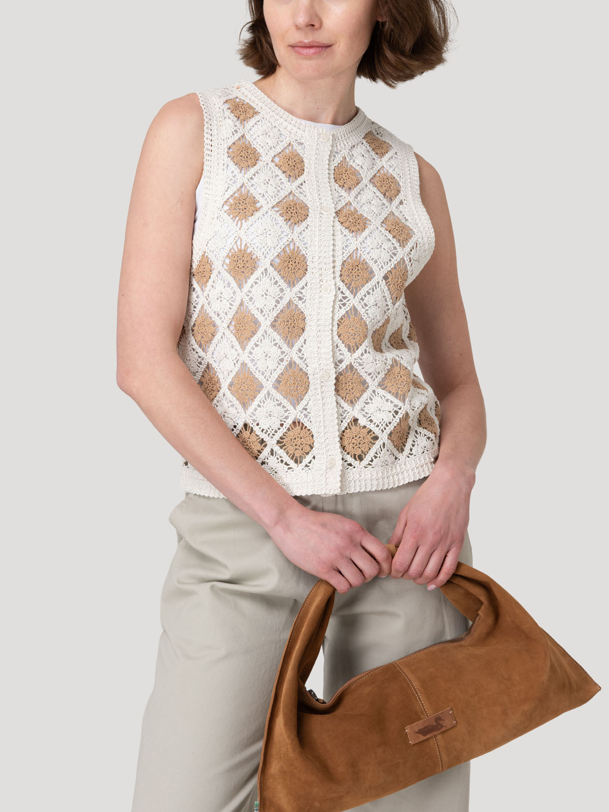 Polera Algodón Orgánico Mujer Rimbow Beige Rockford