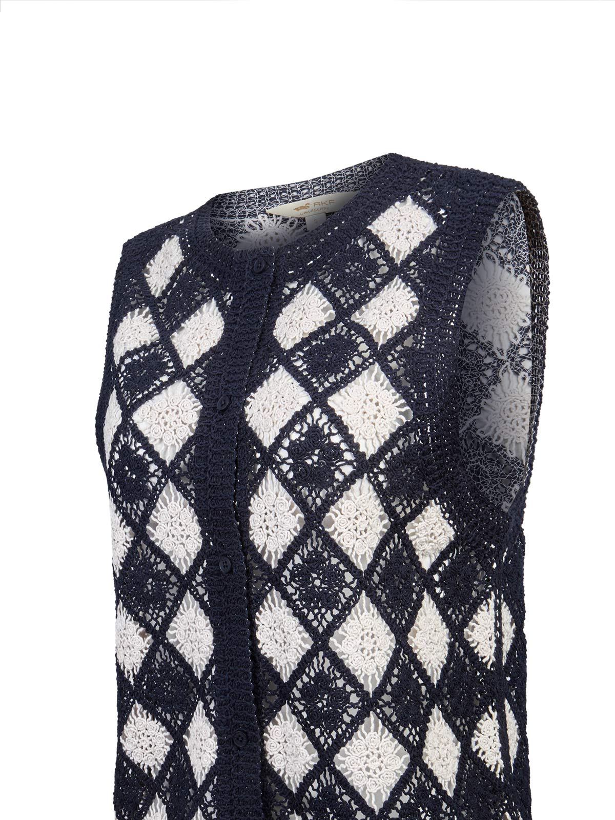 Polera Algodón Orgánico Mujer Rimbow Azul Rockford