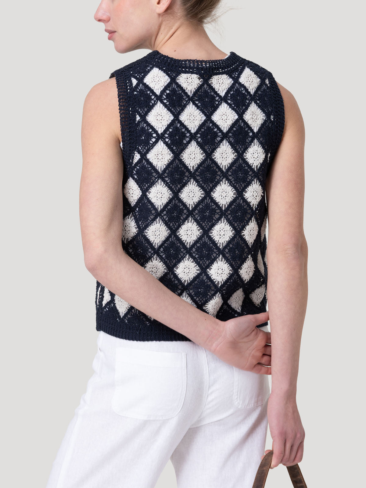 Polera Algodón Orgánico Mujer Rimbow Azul Rockford