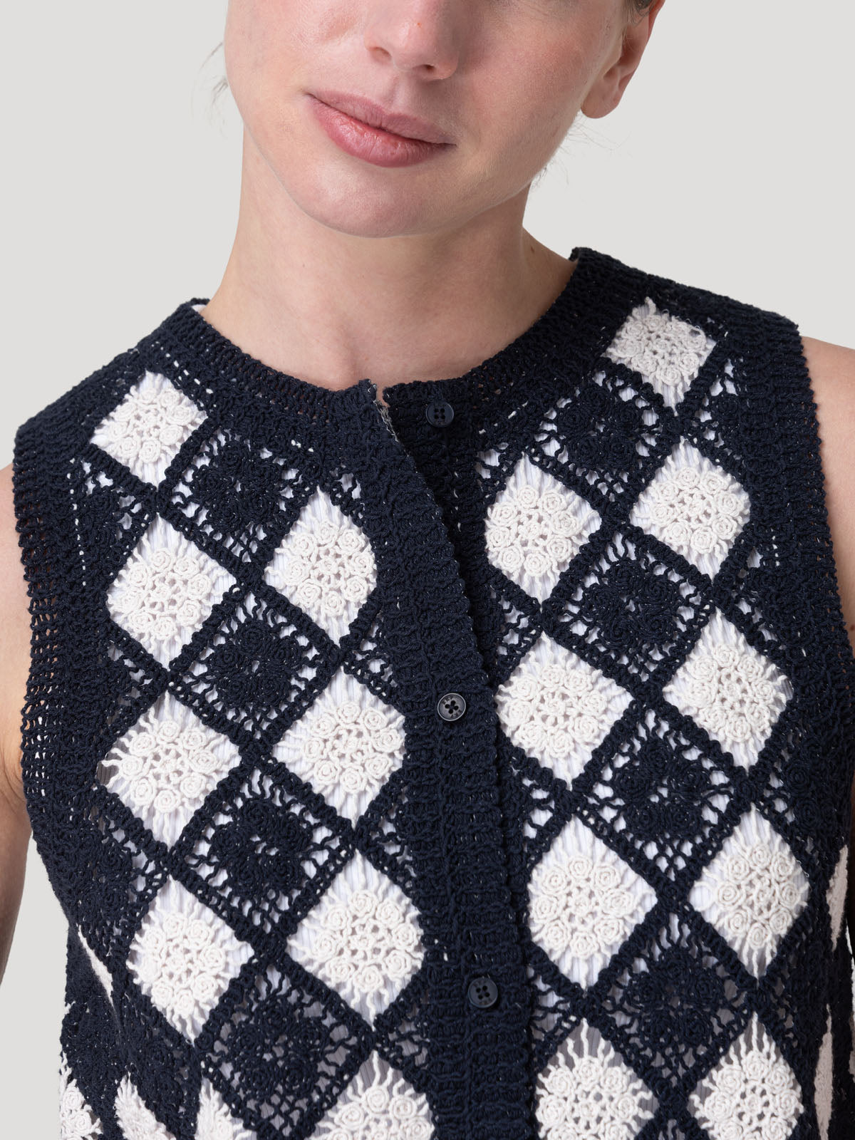 Polera Algodón Orgánico Mujer Rimbow Azul Rockford