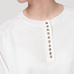 Sweater Poliéster Mujer Omaha Blanco Rockford
