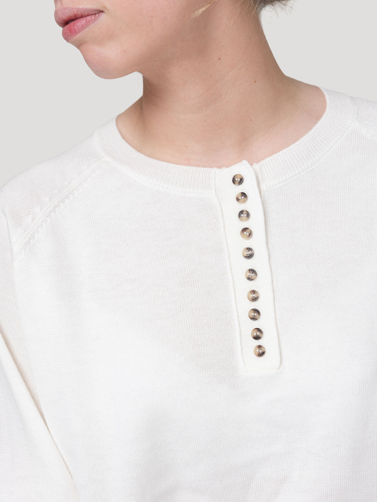 Sweater Poliéster Mujer Omaha Blanco Rockford
