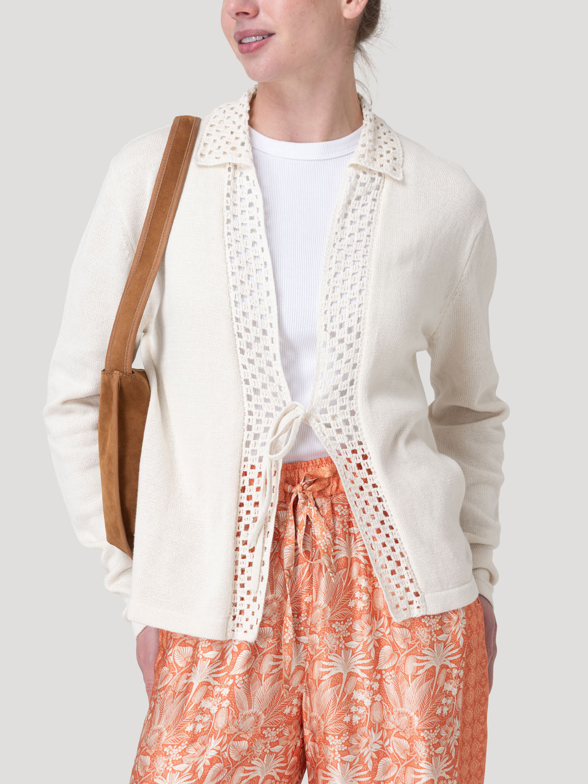 Sweater Algodón Orgánico Mujer Angelonia Beige Rockford