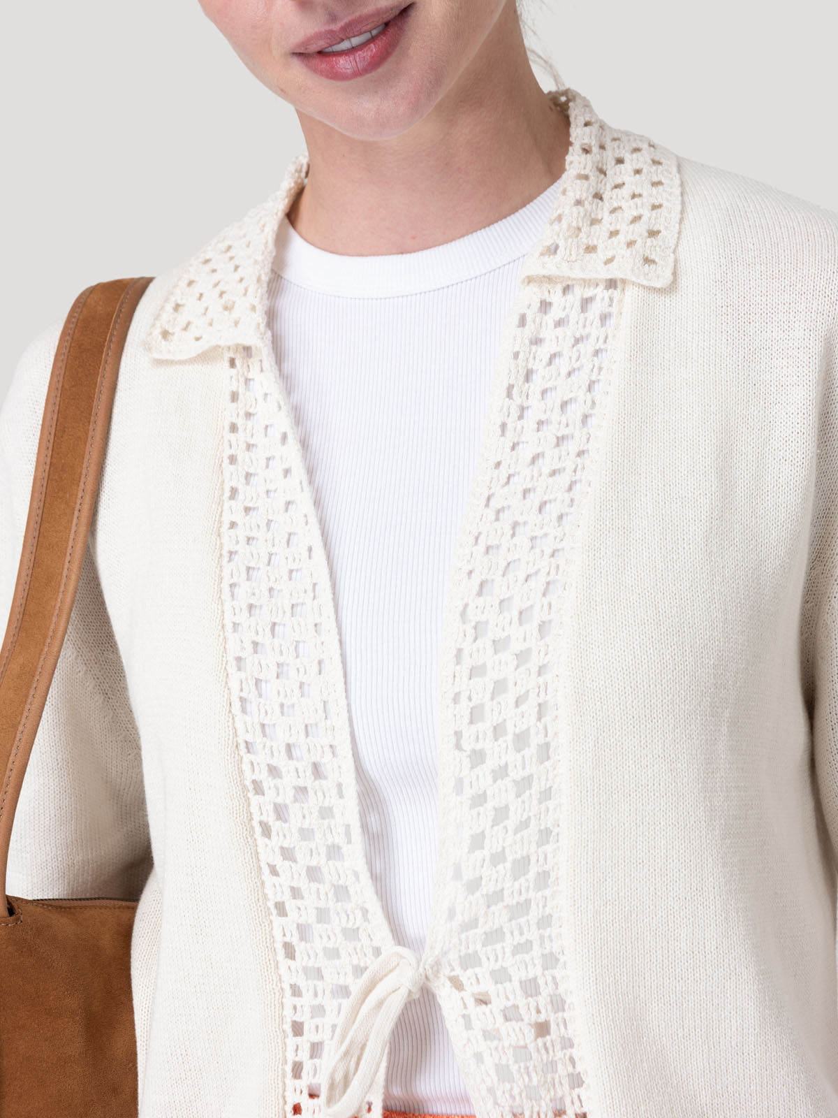 Sweater Algodón Orgánico Mujer Angelonia Beige Rockford