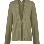 Sweater Algodón Orgánico Mujer Angelonia Verde Rockford