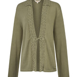 Sweater Algodón Orgánico Mujer Angelonia Verde Rockford